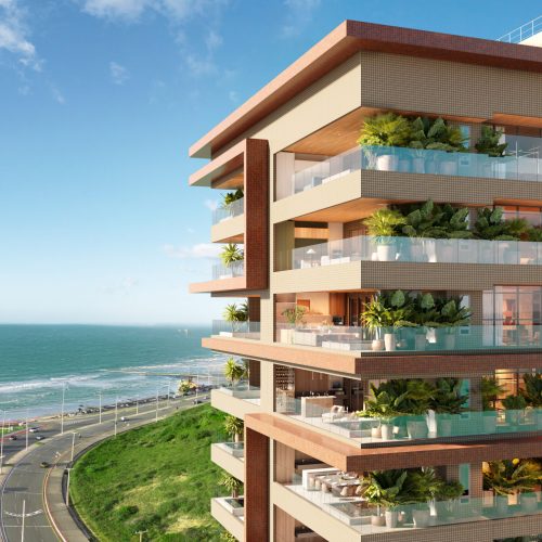Wave Residence, 2 apartamentos por andar, 293m? Ponta do Farol, São Luís